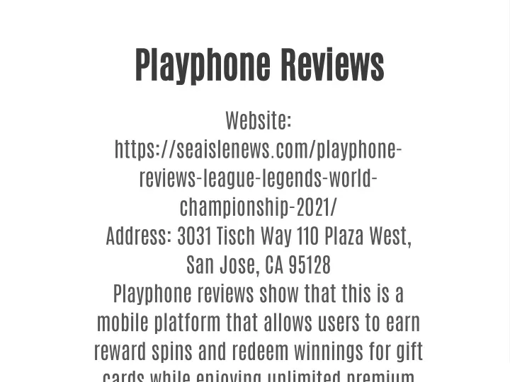 playphone reviews