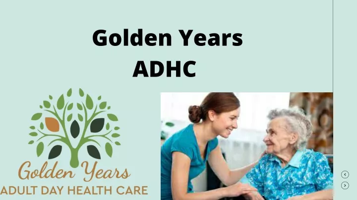 golden years adhc