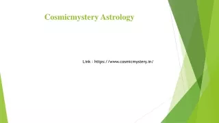 Cosmicmystery Astrology PPT