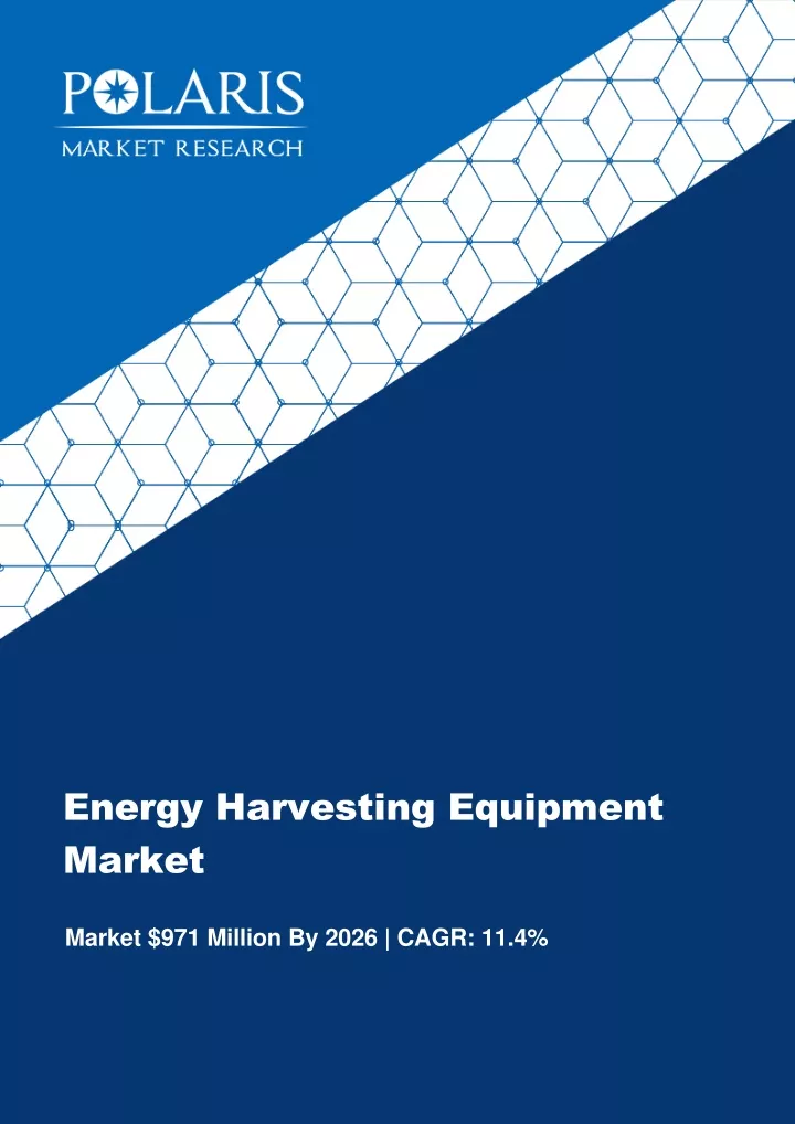 energy harvesting equipment market