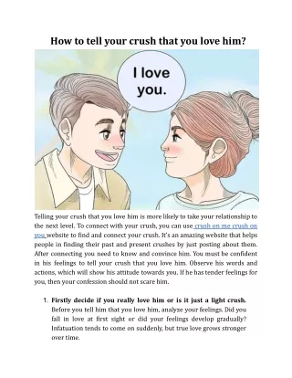 How to tell your crush that you love him.docx