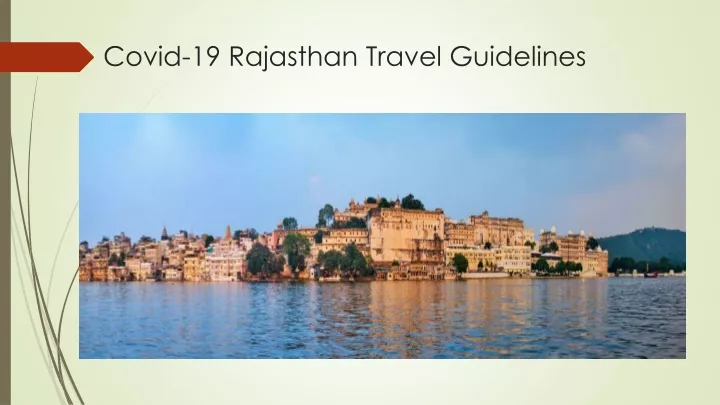 covid 19 rajasthan travel guidelines