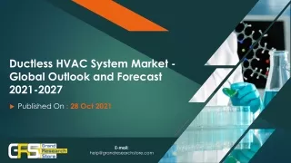 Ductless HVAC System Market - Global Outlook and Forecast 2021-2027