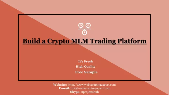 build a crypto mlm trading platform
