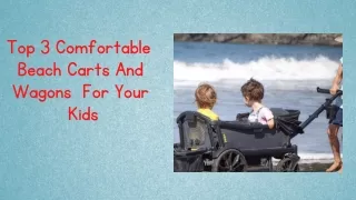 Top 3 Comfortable  Beach Carts And Wagons  For Your