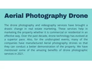 How Drone shots for real estate marketing are changing the photographic business