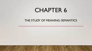 Chapter-6-SEMANTICS-PART-1