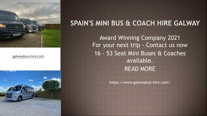 spain s mini bus coach hire galway
