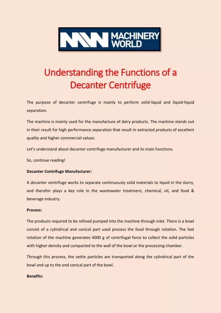 understanding understanding the decanter