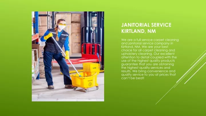 janitorial service kirtland nm