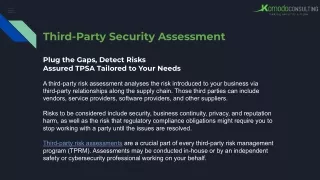 third party security assessment