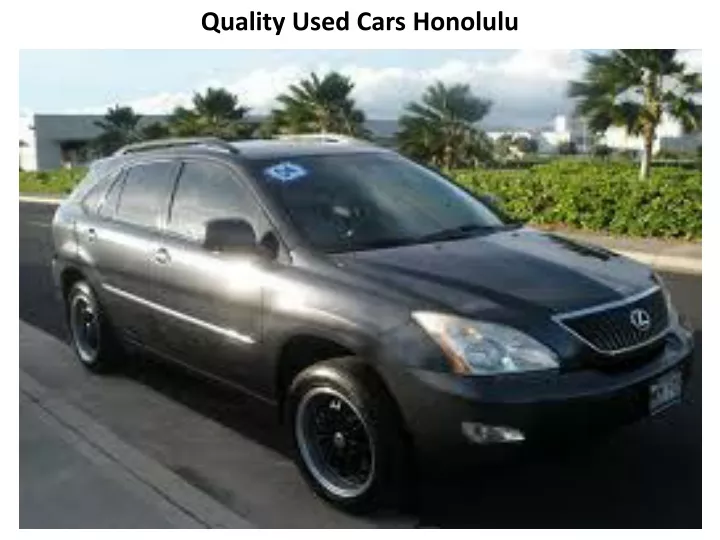 quality used cars honolulu