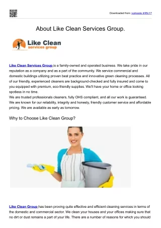 about like clean