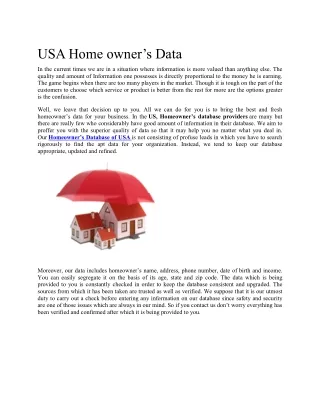 Homeowners Data Ahmedabad | Contact Us