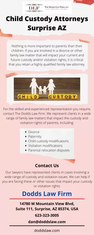 Child Custody Attorneys Surprise AZ