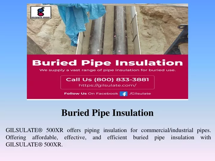 buried pipe insulation