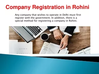 Company registration in Rohini