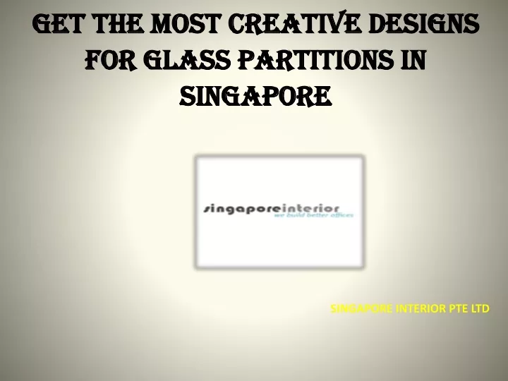 get the most creative designs for glass partitions in singapore