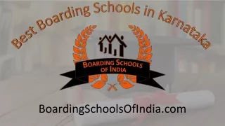 Best Boarding Schools in Karnataka | Boarding Schools of India