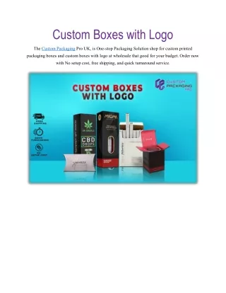 custom boxes with logo