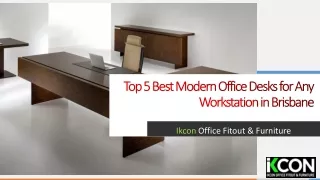 Top 5 Best Modern Office Desks for Any Workstation in Brisbane - IKCON