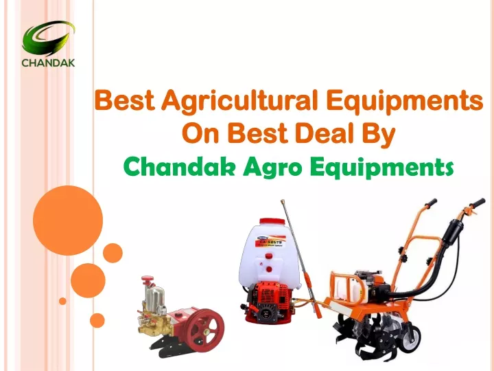 best agricultural equipments on best deal