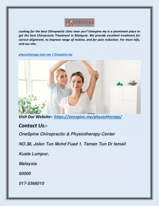 looking for the best chiropractic clinic near