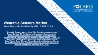 wearable sensors market set to reach 4 281 million by 2026 cagr 37 4