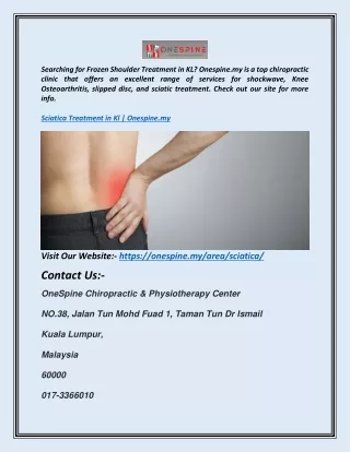 searching for frozen shoulder treatment