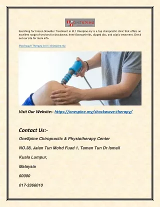 searching for frozen shoulder treatment