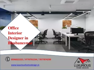office interior designer in Bhubaneswar