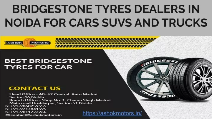 bridgestone tyres dealers in noida for cars suvs