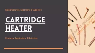 Cartridge Heater Suppliers - Patel Heaters