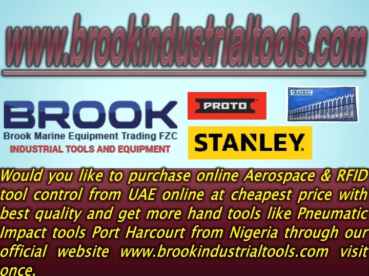 www brookindustrialtools com