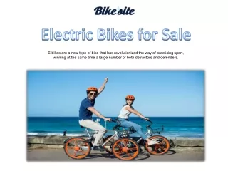 Folding Electric Bike For Sale