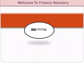 welcome to finance recovery