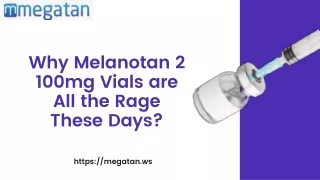 Why Melanotan 2 100mg Vials are All the Rage These Days