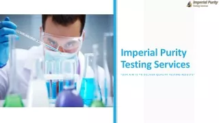 Imperial Purity Testing Services_Testing Services - Lab
