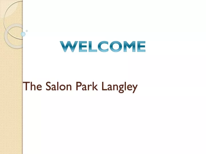 the salon park langley