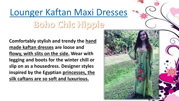 lounger kaftan maxi dresses boho chic hippie