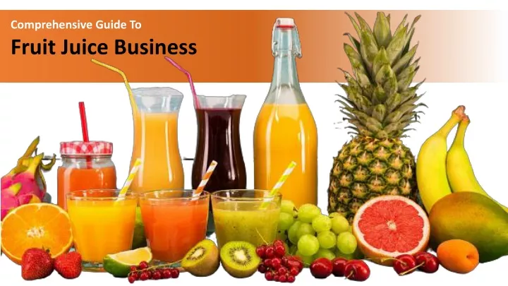 fruit juice business plan ppt pdf