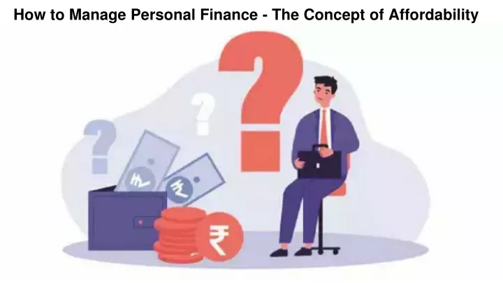 how to manage personal finance the concept