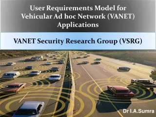 user requirements model for vehicular