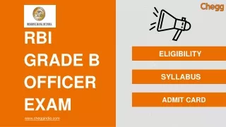 rbi grade b officer exam