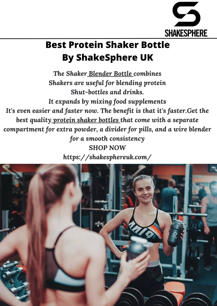 best protein shaker bottle by shakesphere uk