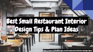 Best Small Restaurant Interior Design Tips & Plan Ideas