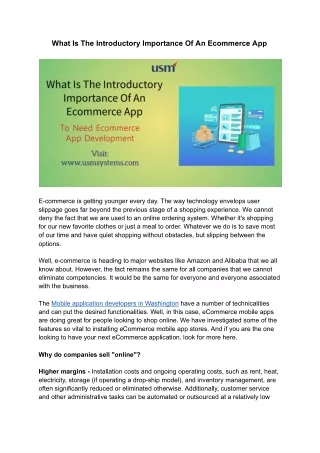 what is the introductory importance