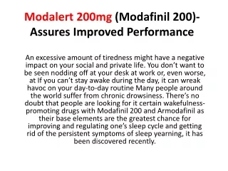 modalert 200mg modafinil 200 assures improved