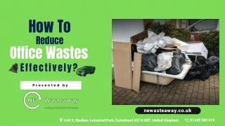 How to Reduce Office Wastes Effectively
