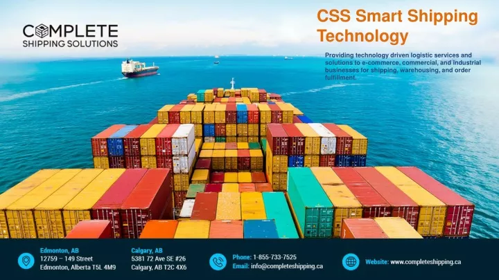 css smart shipping technology